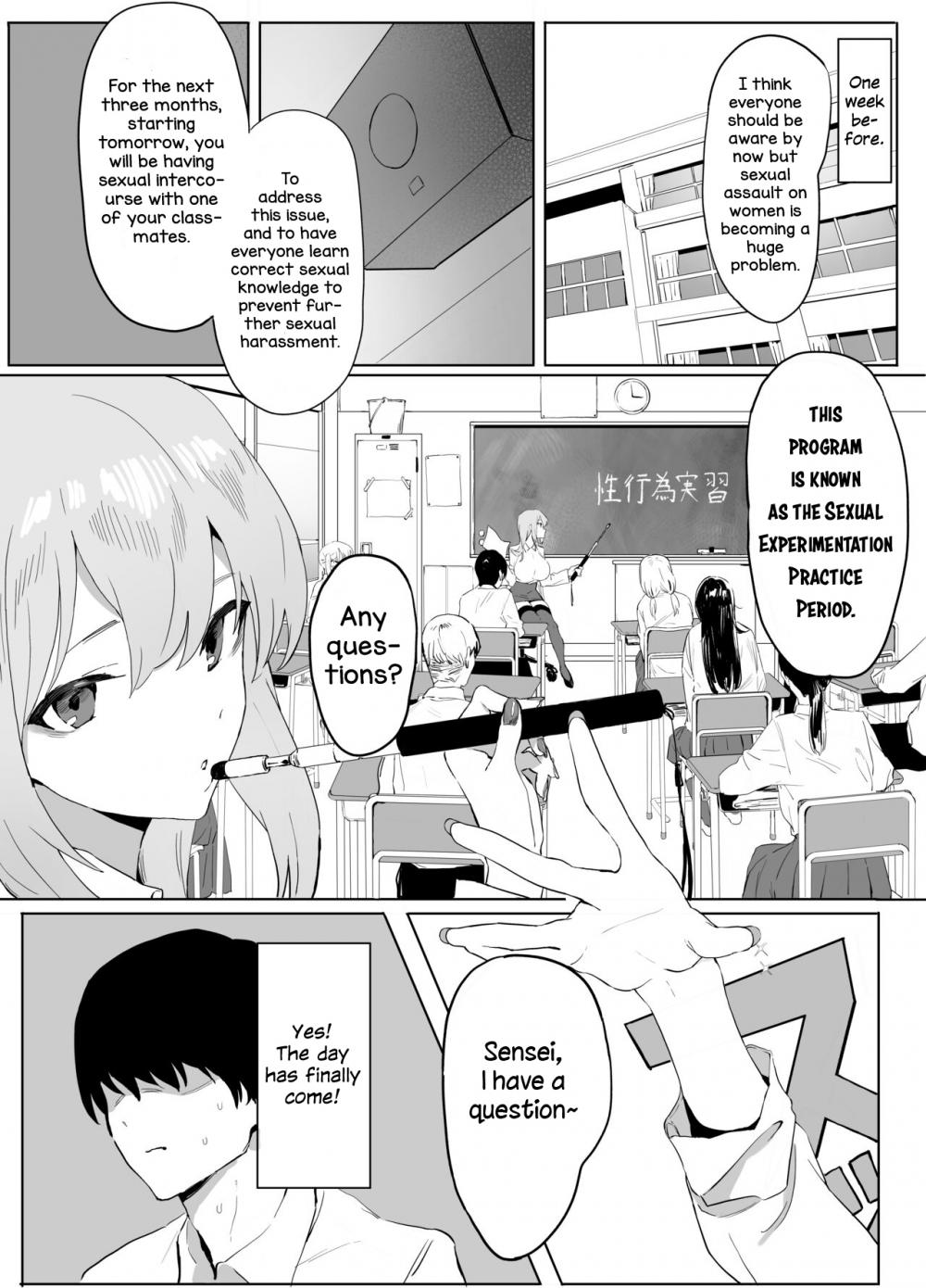 Hentai Manga Comic-Sexual Experimentation Practice!-Chapter 1-4